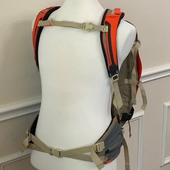 Jansport MAZAMA backpack - Slate Grey/Orange Ember - Picture 6 of 15